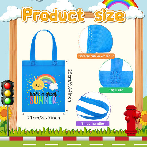 Dansydaisy end-of-year gift bags sized 9.8 by 8.3 inches for easy gifting.