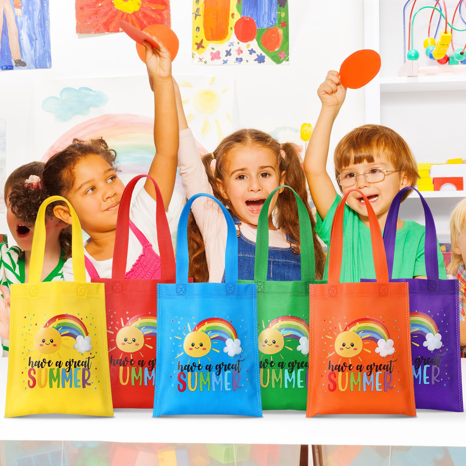 Dansydaisy graduation and teacher appreciation bags for cheerful keepsakes.