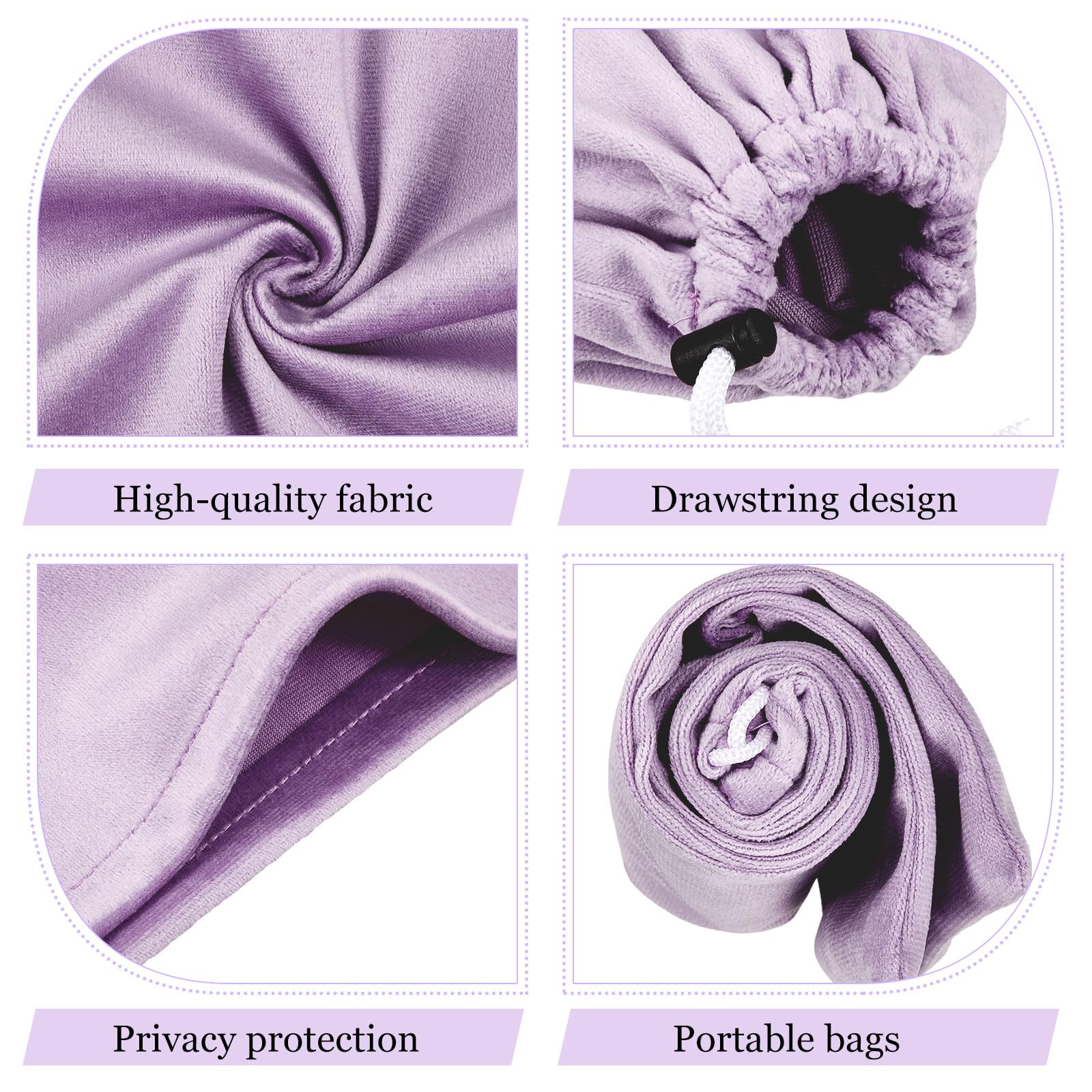 Dansydaisy velvet bags add a soft, stylish touch to organizing