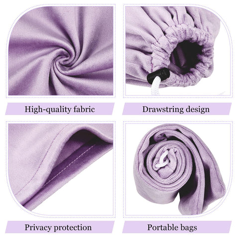 Dansydaisy velvet bags add a soft, stylish touch to organizing