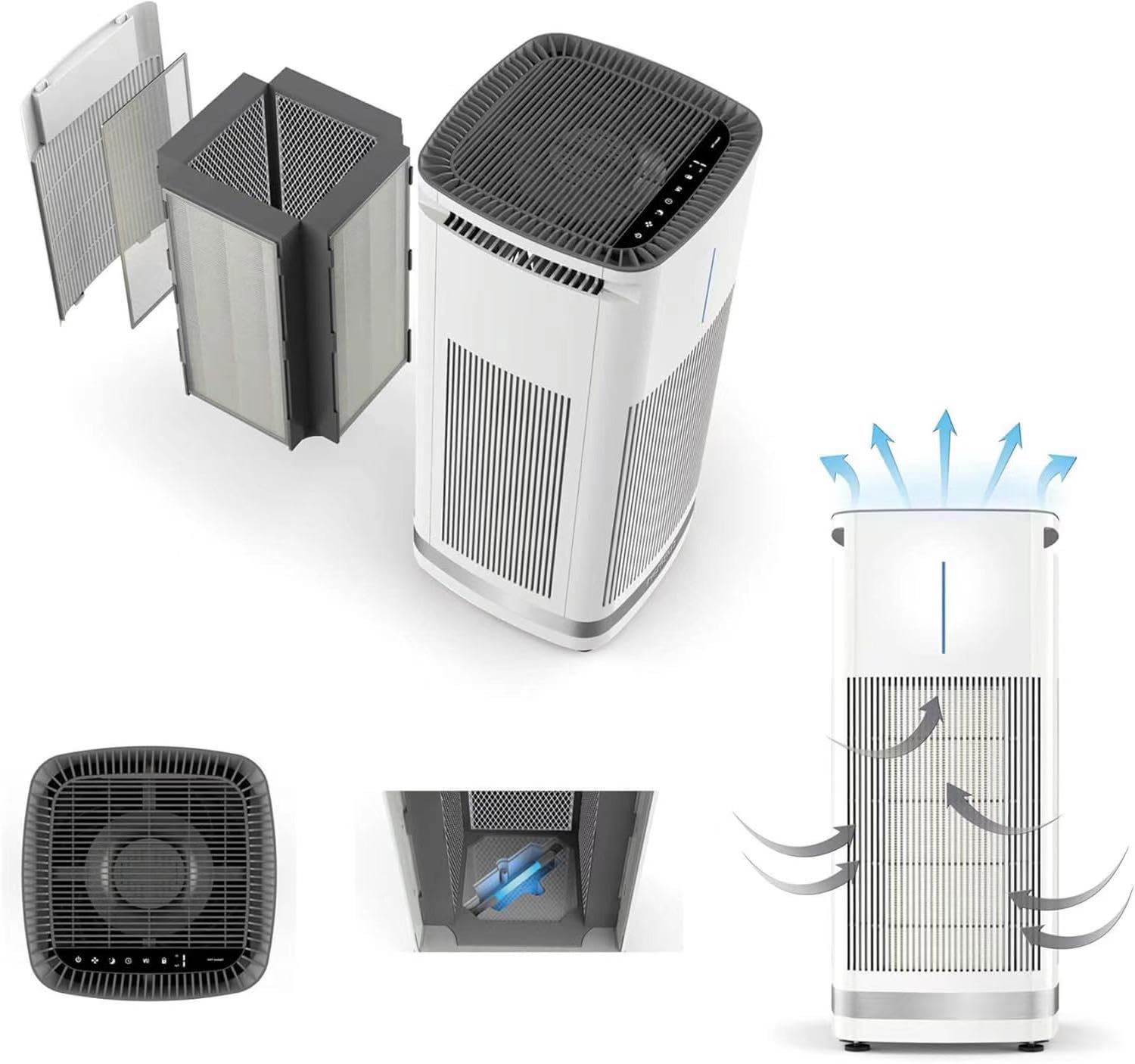 DAODEFUL easy-install action for quick replacement and steady airflow.