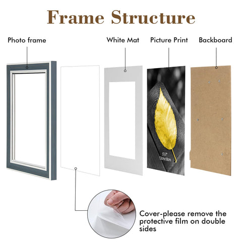 Daofary 8x10 frame set makes a stylish gift-ready home decoration option
