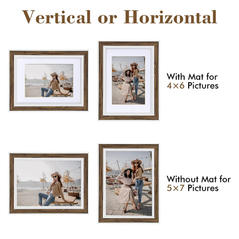 Daofary archival 3mm mat preserves 5x7 or 4x6 images neatly in place