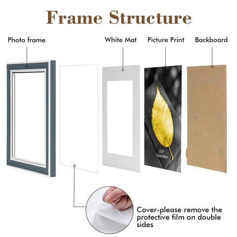 Daofary turn-button backs simplify photo changes while keeping prints secure