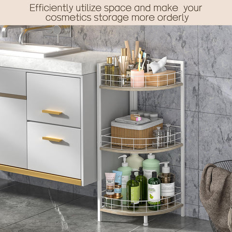 DAOUTIME bathroom organizer for daily essentials on vanity.