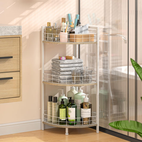 DAOUTIME free-standing shelf unit suitable for compact spaces.