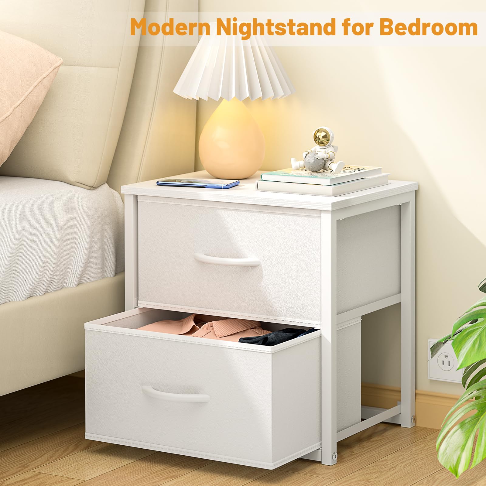 DAOUTIME living room side table setup for versatile space utilization.