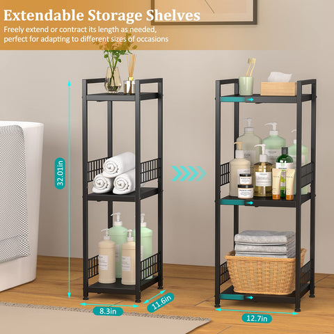 DAOUTIME stainless steel legs with anti-slip pads provide stability.