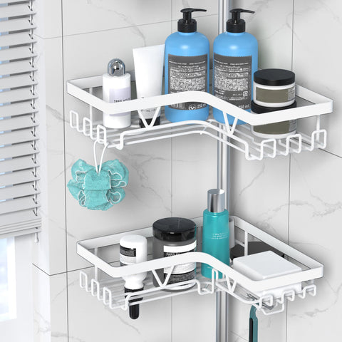 DAOYA adjustable height from 25 to 114 inches fits most showers