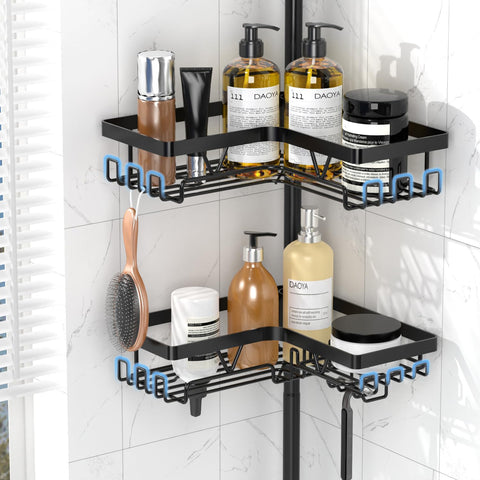 DAOYA baskets with built-in razor slots keeping grooming tools tidy
