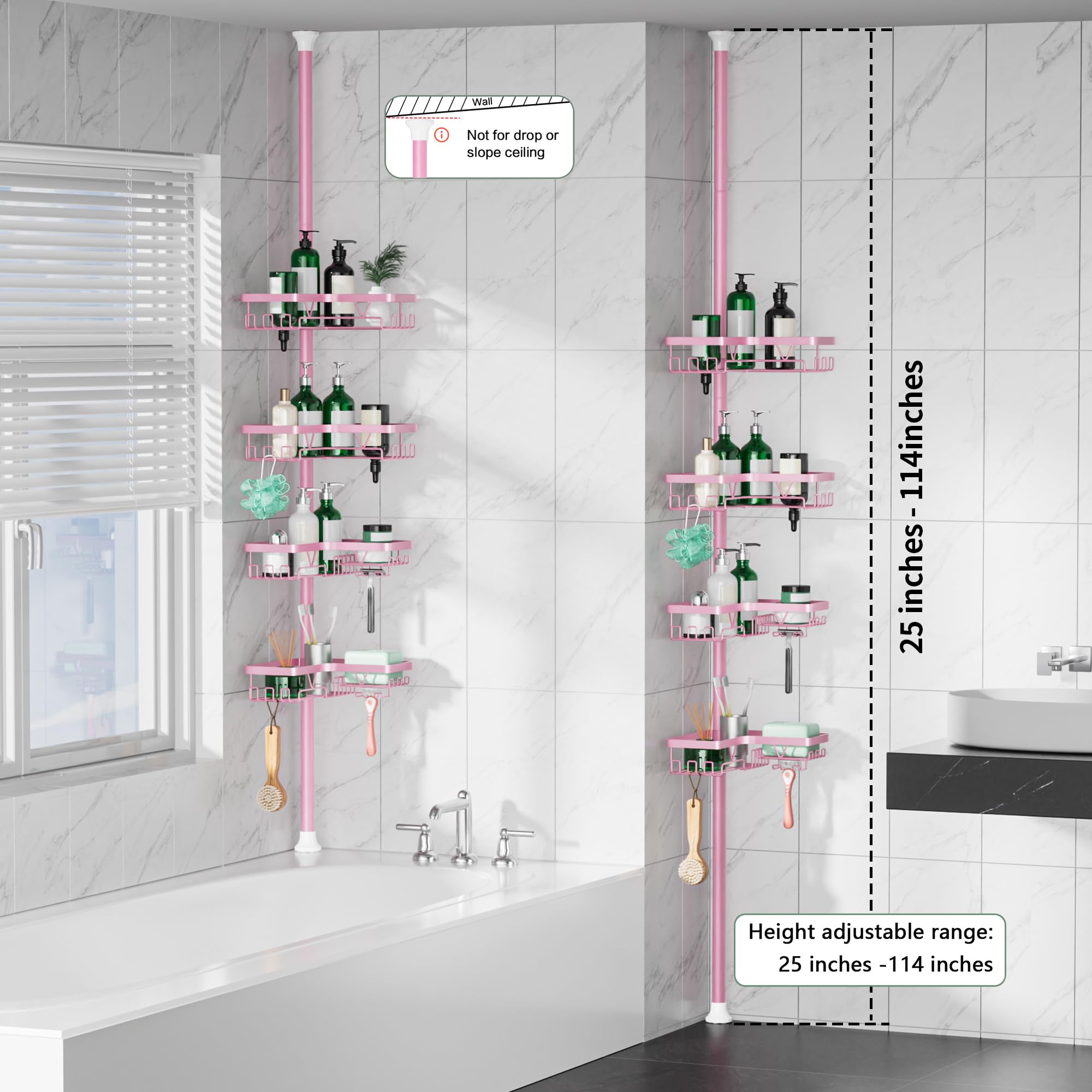 DAOYA quick renter-friendly install with video guide—no drilling required
