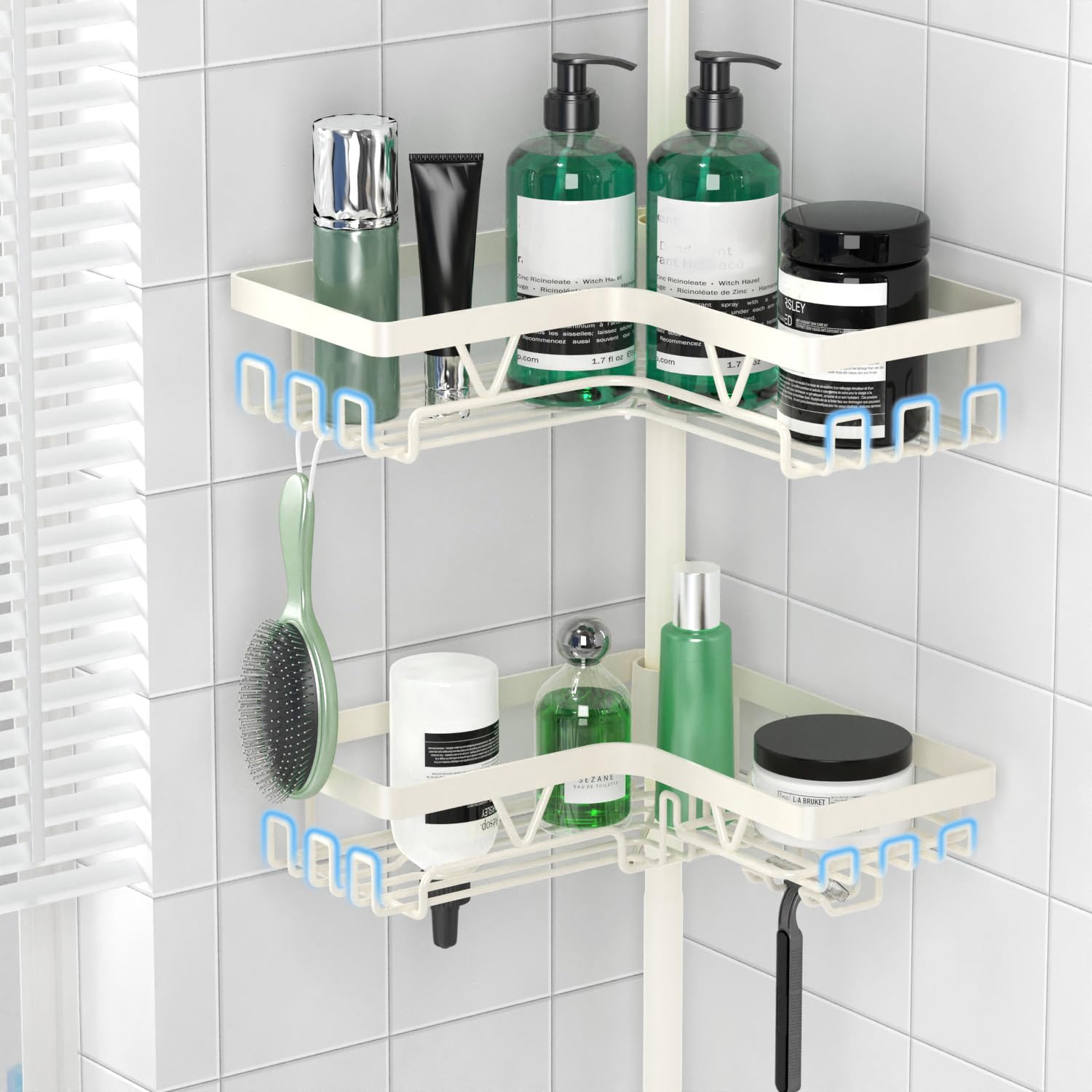DAOYA soap dish and razor holder keep essentials within easy reach