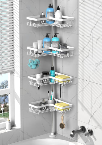 DAOYA shower caddy corner with 4-tier shelves for organized bathrooms