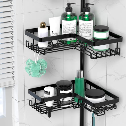 DAOYA waterproof shower organizer withstands humid bathrooms for long-lasting use.