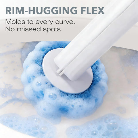 Dargoose pre-loaded rust cleaner head delivers deep cleaning under the rim.