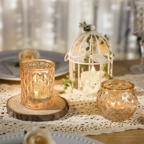 DARJEN durable glass candle holders suitable for reuse as gifts.