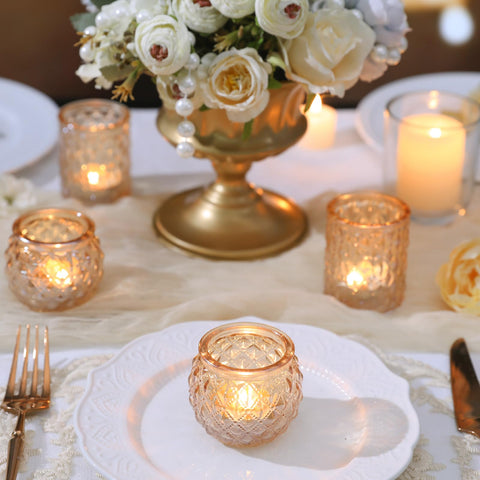 DARJEN premium candle holder decor enhances any dining setting.