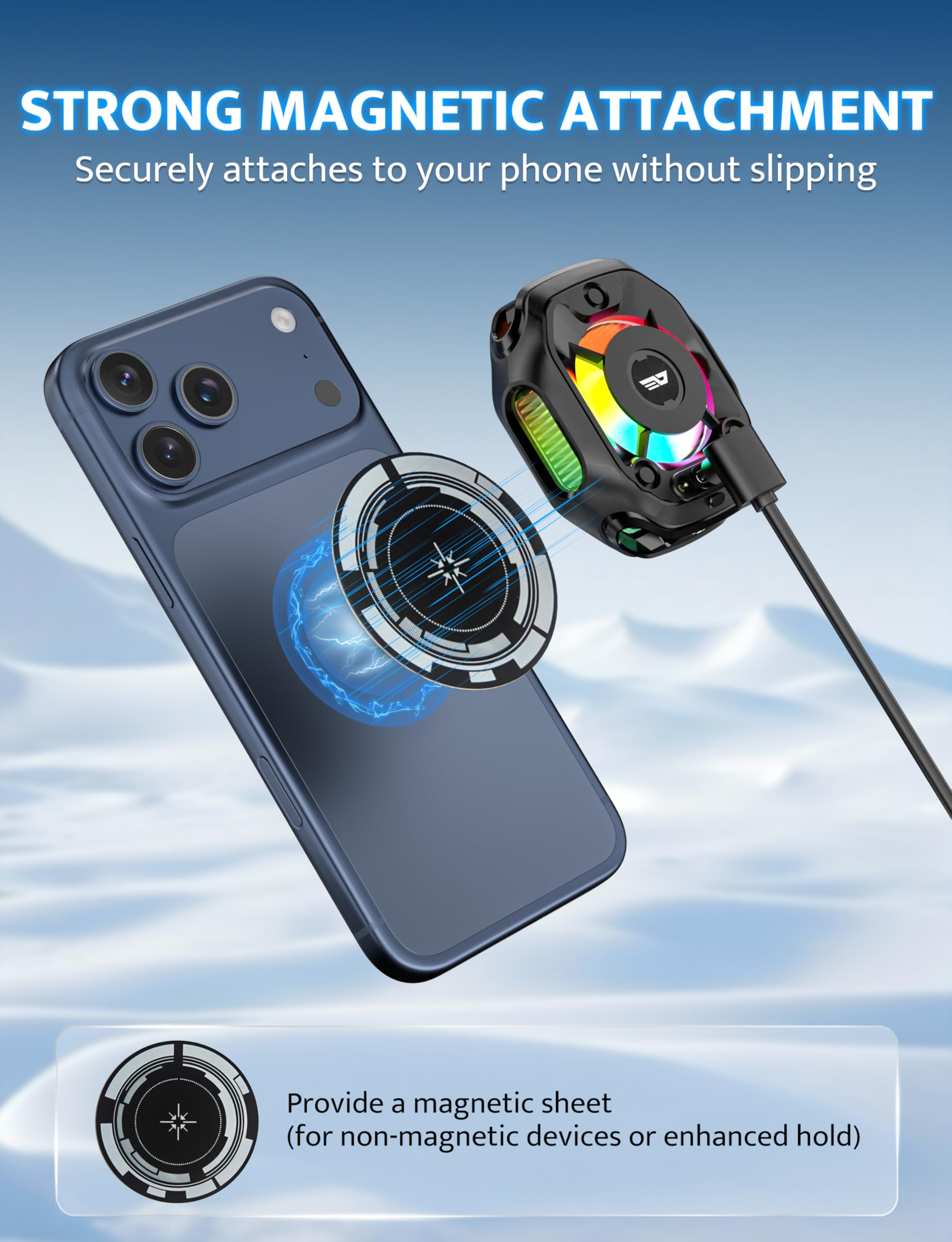 DarkFlash magnetic sheet included improves compatibility on non-MagSafe devices.