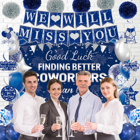 DARUNAXY blue silver hanging swirls decorate ceilings with playful movement.