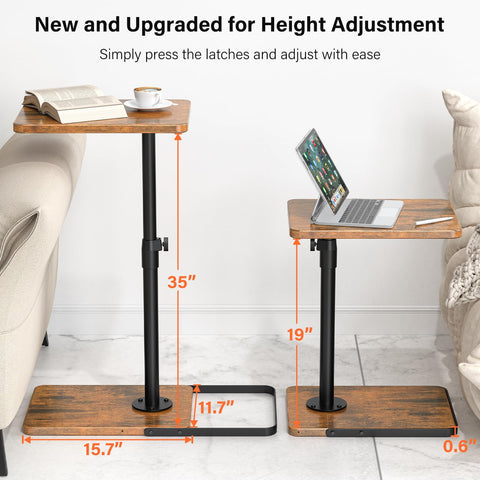 Dataroad Selead space-saving sofa side table fits compact rooms