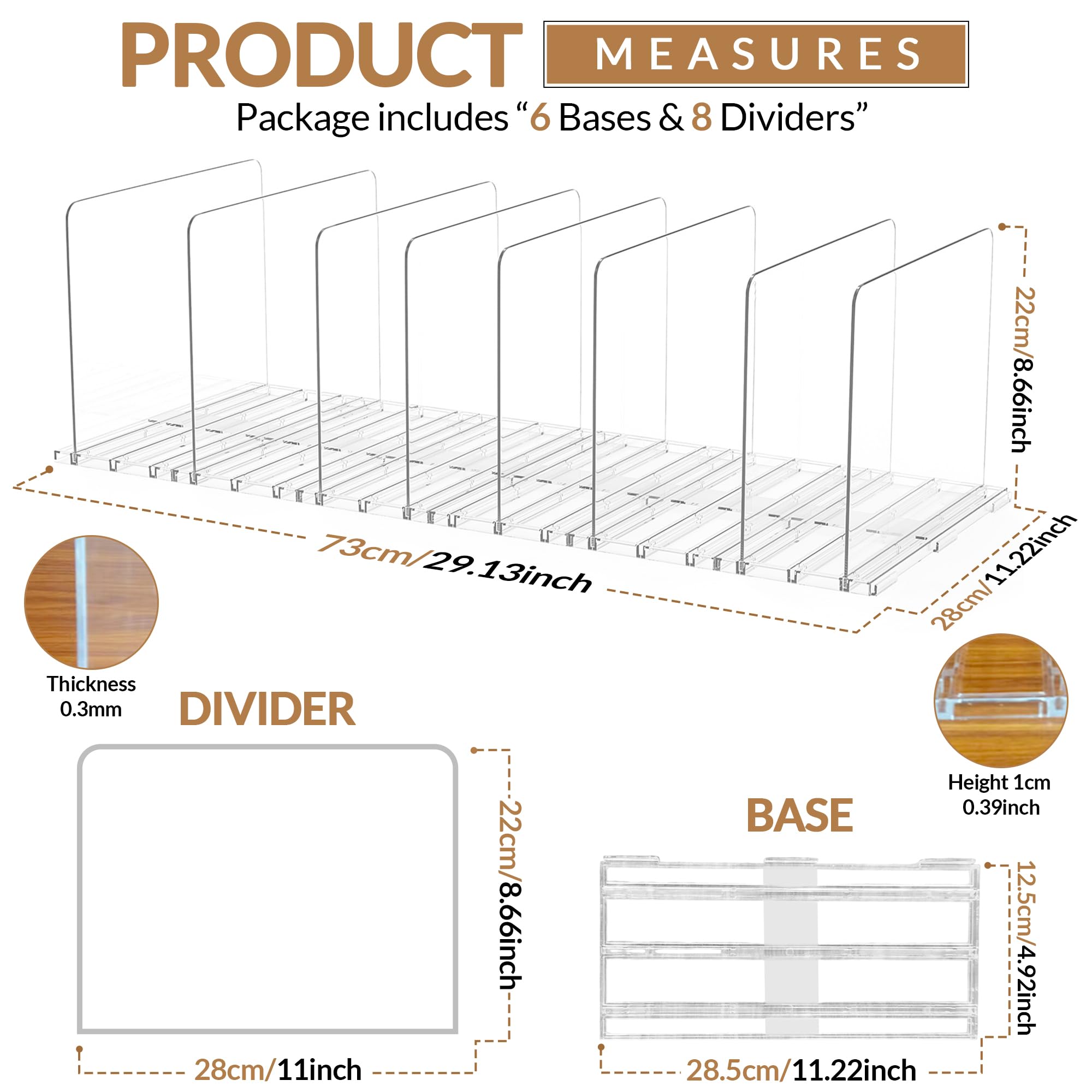 DAVIDOK easy no-drill installation simplifies setup and prevents shelf damage.