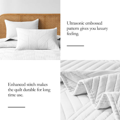 All-season bedding option that transitions from warm nights to cool mornings.