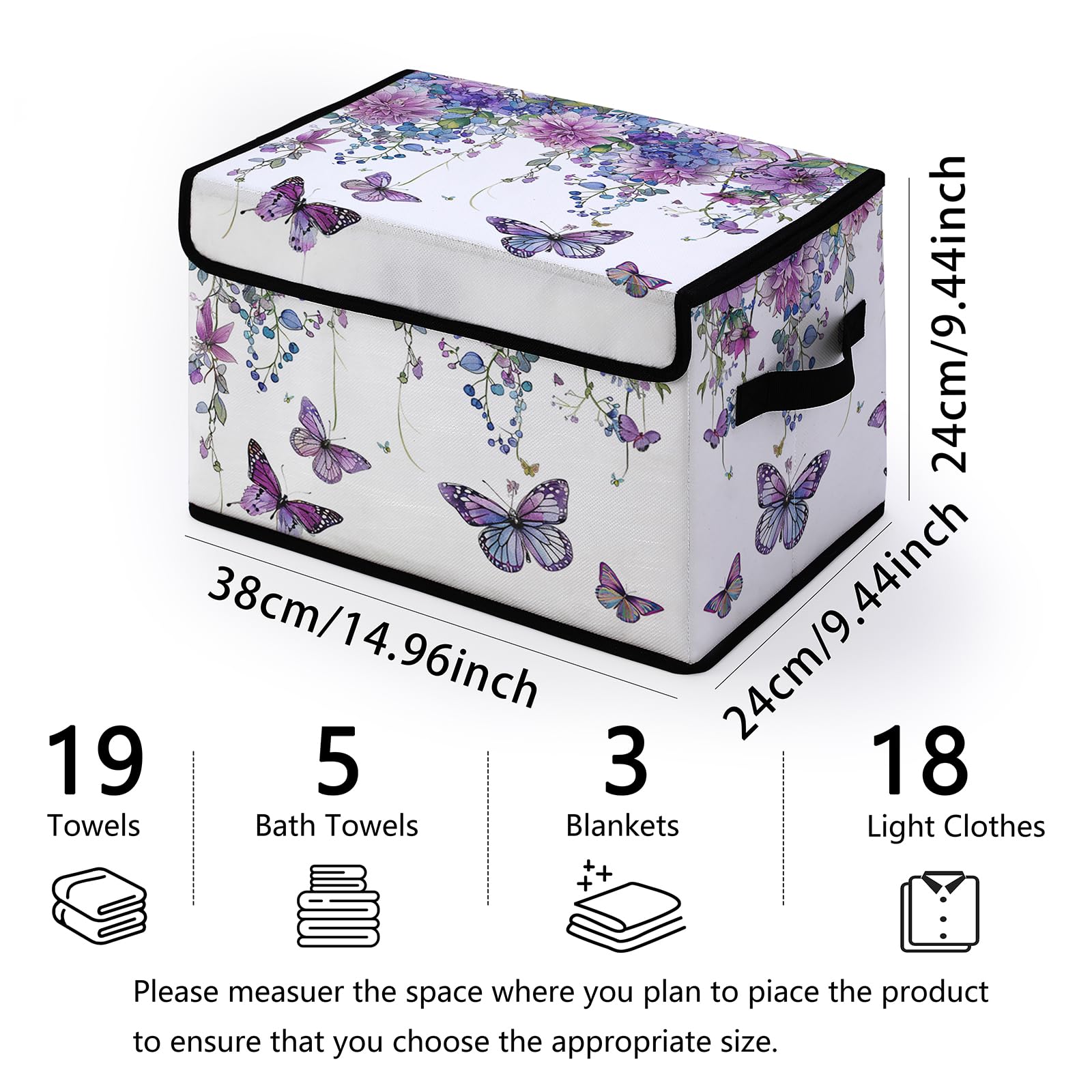 Dawuyu stackable bins breathable linen fabric keeps clothes fresh longer.