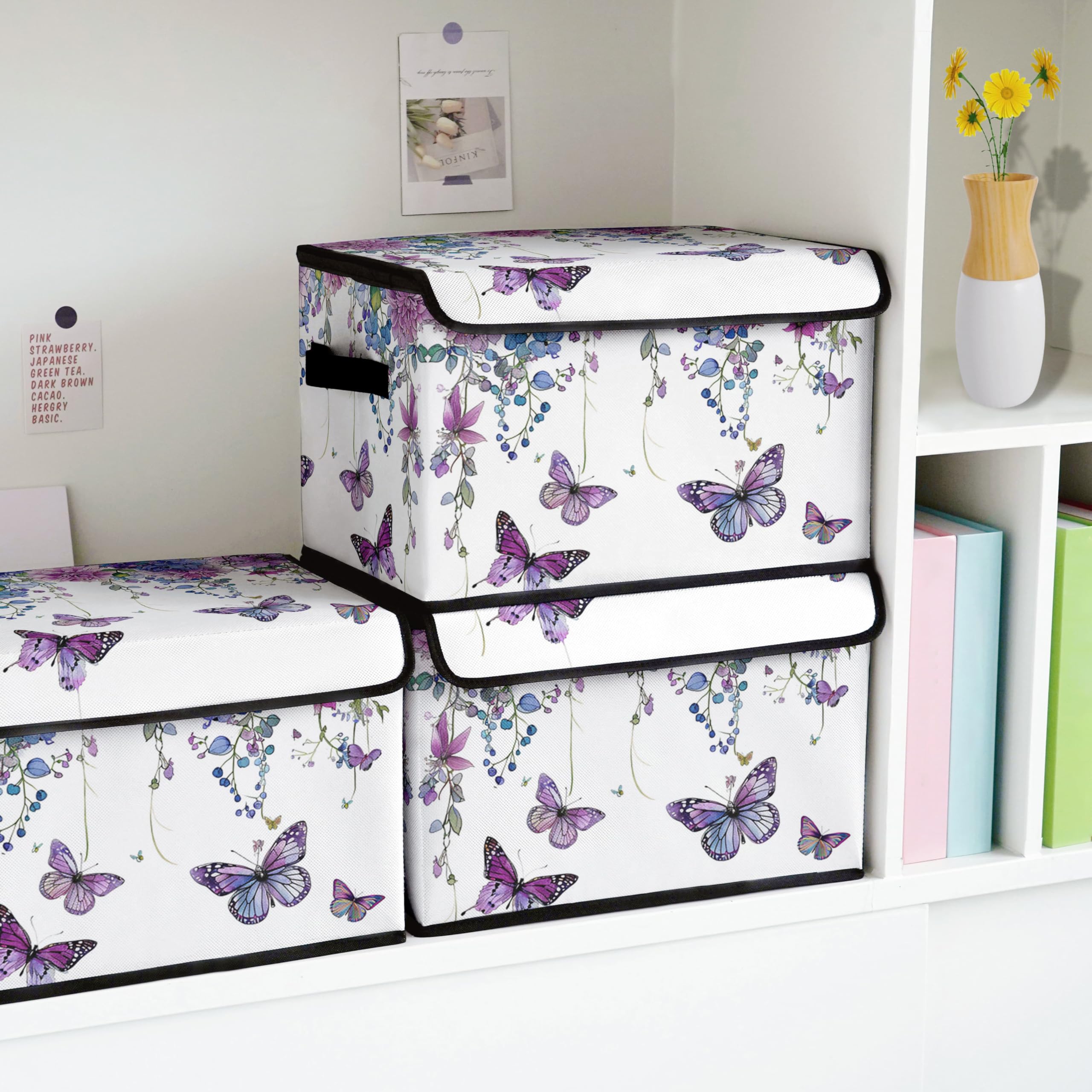 Dawuyu storage box design pattern to match your closet style.