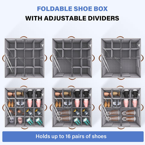 Foldable Dayacoco storage keeps closets tidy and space-efficient