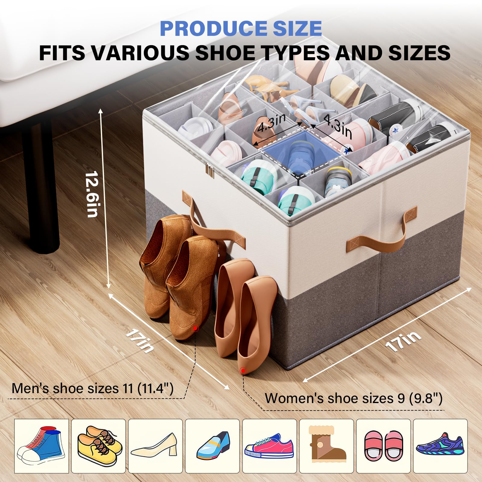 Dayacoco organizer supports up to 16 pairs for clutter-free entryways