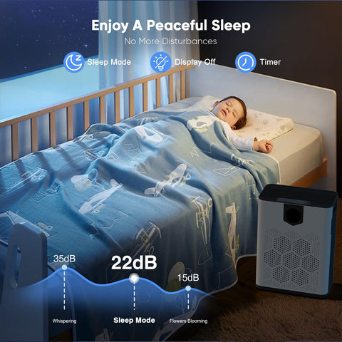 DAYETTE air purifier simple maintenance reminders support long-term worry-free use.