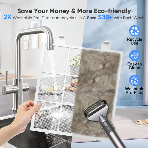 DAYETTE air purifier PM2.5 detector with color display supports quick air quality checks.