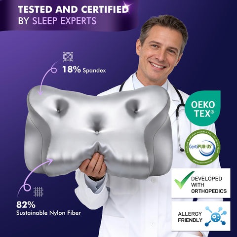 Dayme memory foam uses CertiPUR-US and OEKO-TEX certified materials