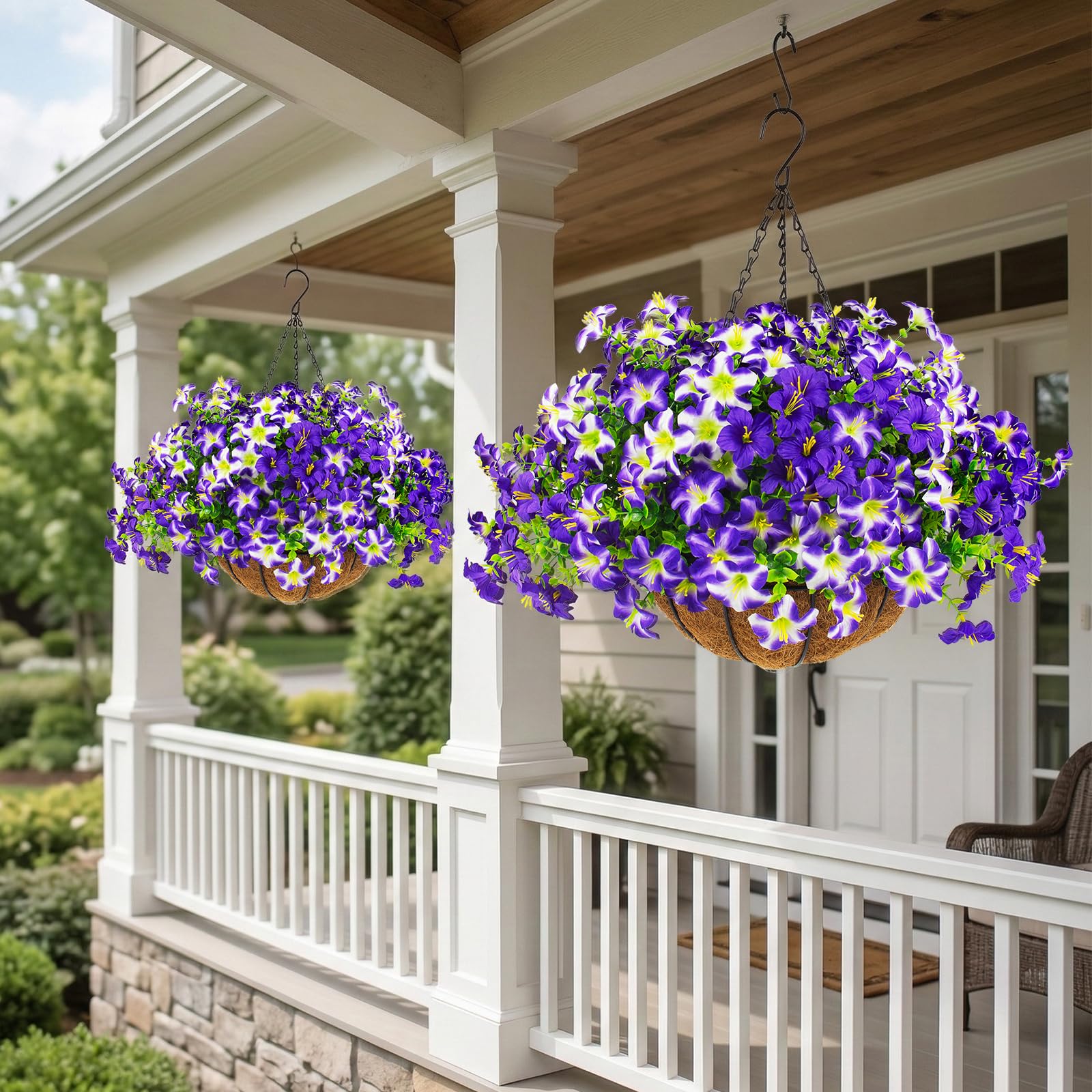 Daynight durable material keeping blooms waterproof and fade-resistant.