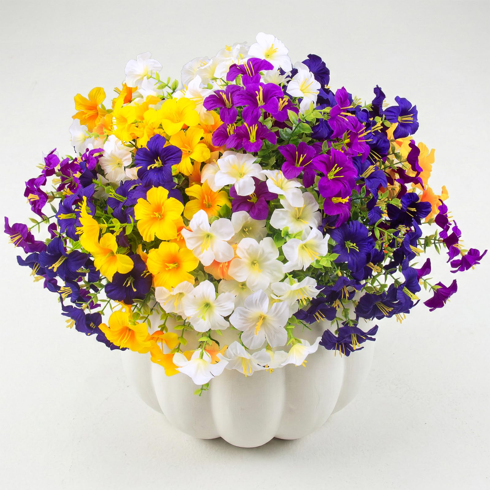 Daynight faux petunias garden edge border for soft color