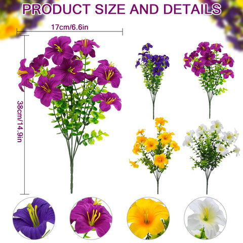 Daynight faux petunias yellow bloom perfect for bright garden accents