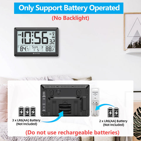DAYTITOR 10.5-inch LCD display with clear digits for quick checks