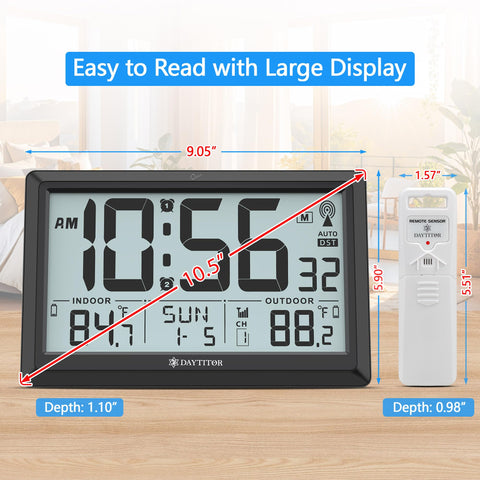 DAYTITOR outdoor sensor transmitting temperature for real-time comfort awareness