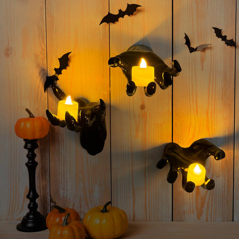 DAZONGE hands arranged on door or furniture for horror effect