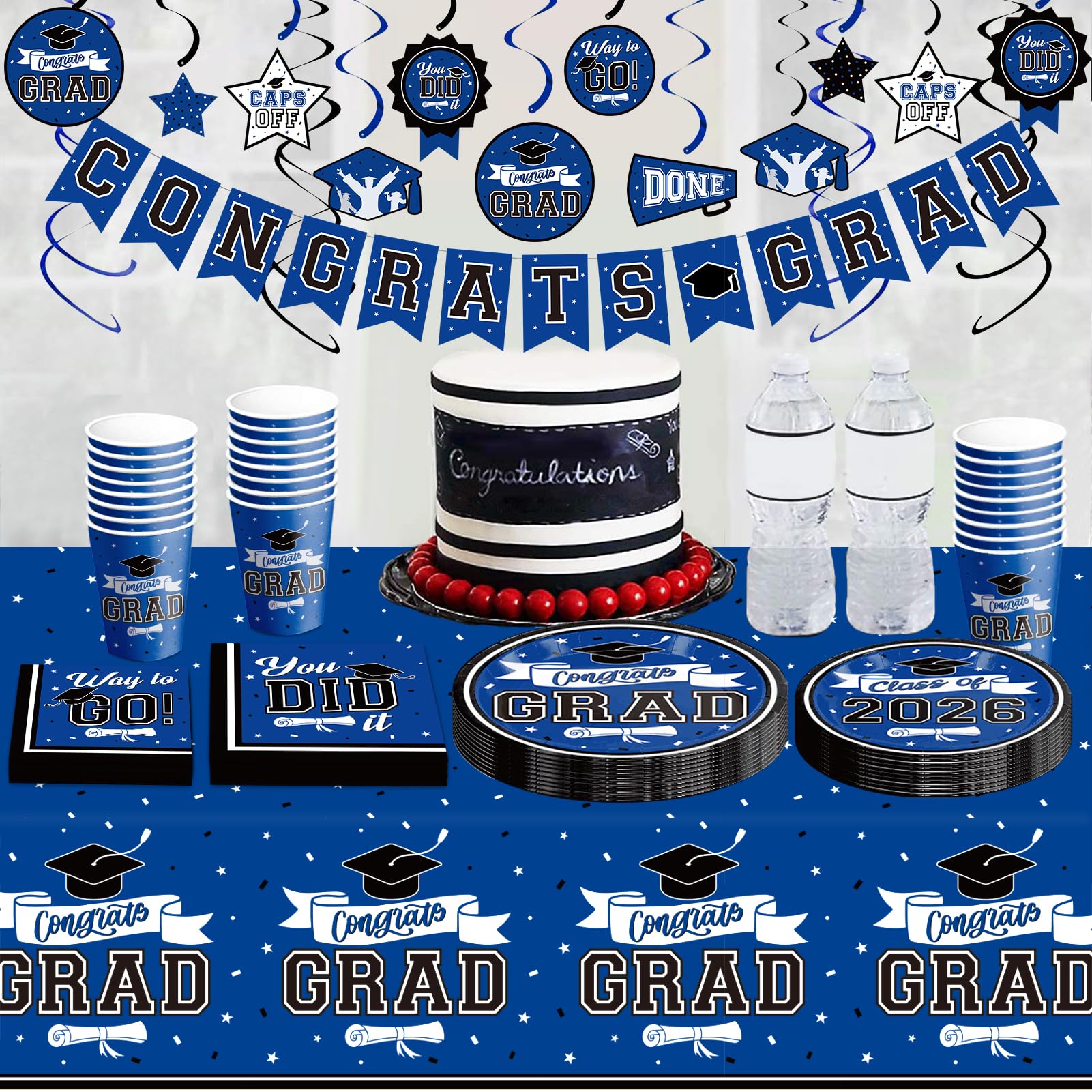 DAZONGE graduation cups 9oz simplify serving with sturdy design.