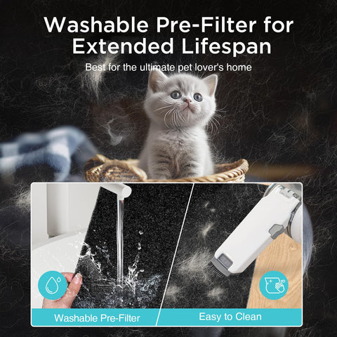 DBFIT AP-M1419 uses a washable filter for cost-efficient maintenance.
