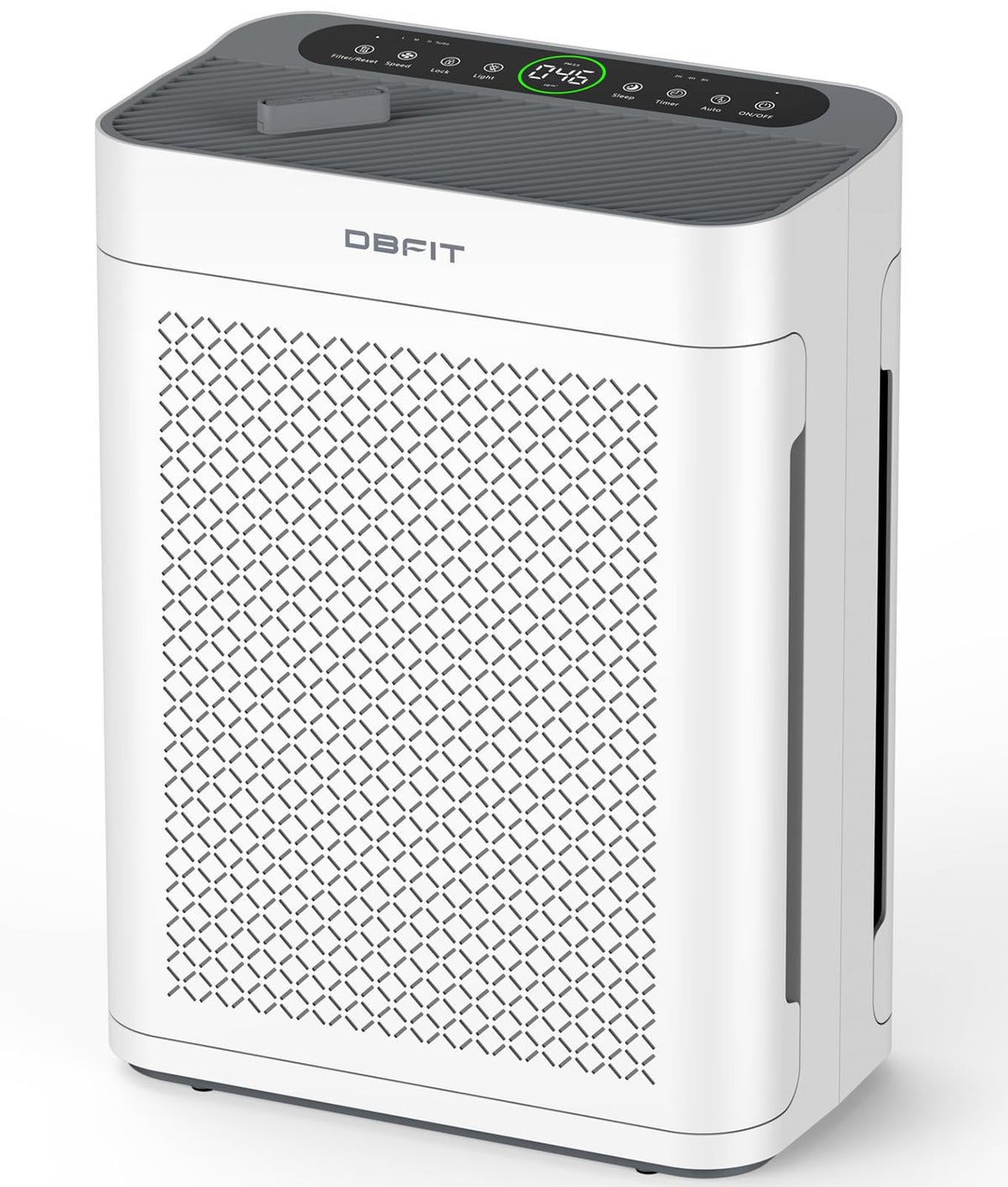 DBFIT AP300 dual-side air intake design for faster purification.