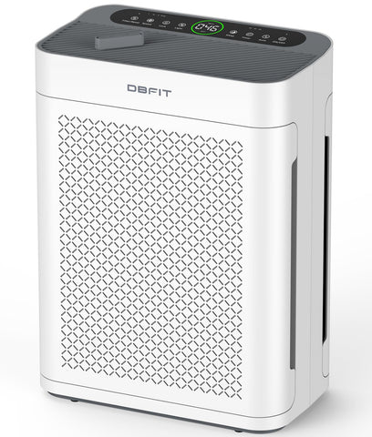 DBFIT AP300 dual-side air intake design for faster purification.