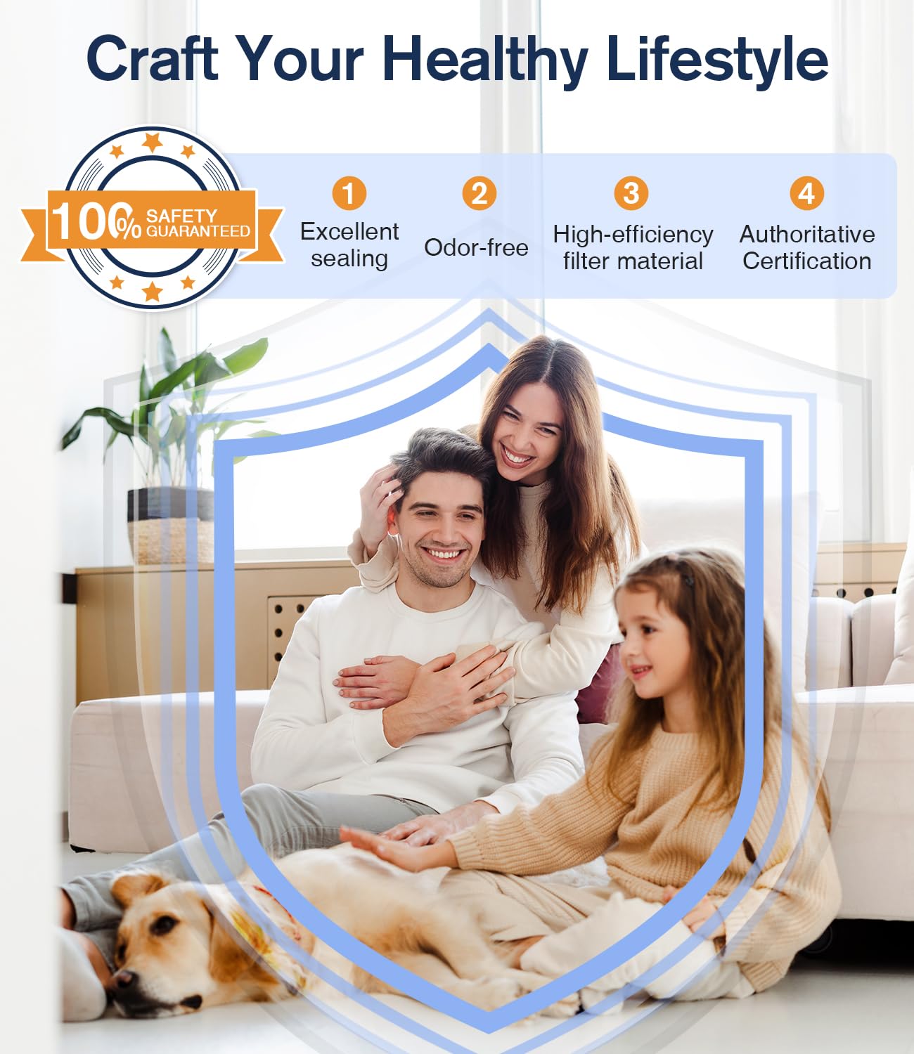 DBFIT AP300 essential oil diffuser adds a pleasant scent.