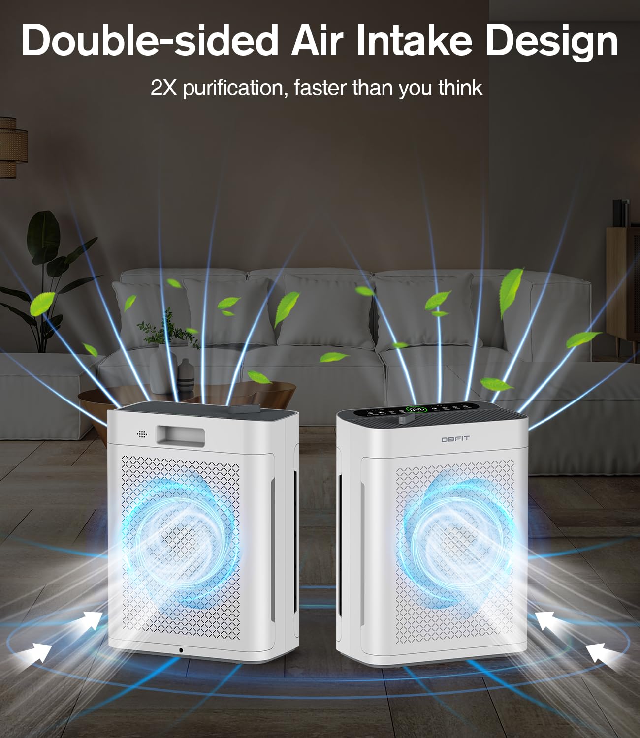 DBFIT AP300 filter reminder helps maintain performance.