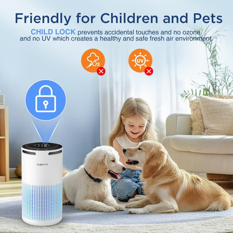 DBFIT W-01 activated carbon filter reduces odors
