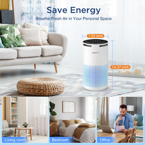 DBFIT W-01 purifier suitable for homes with pets