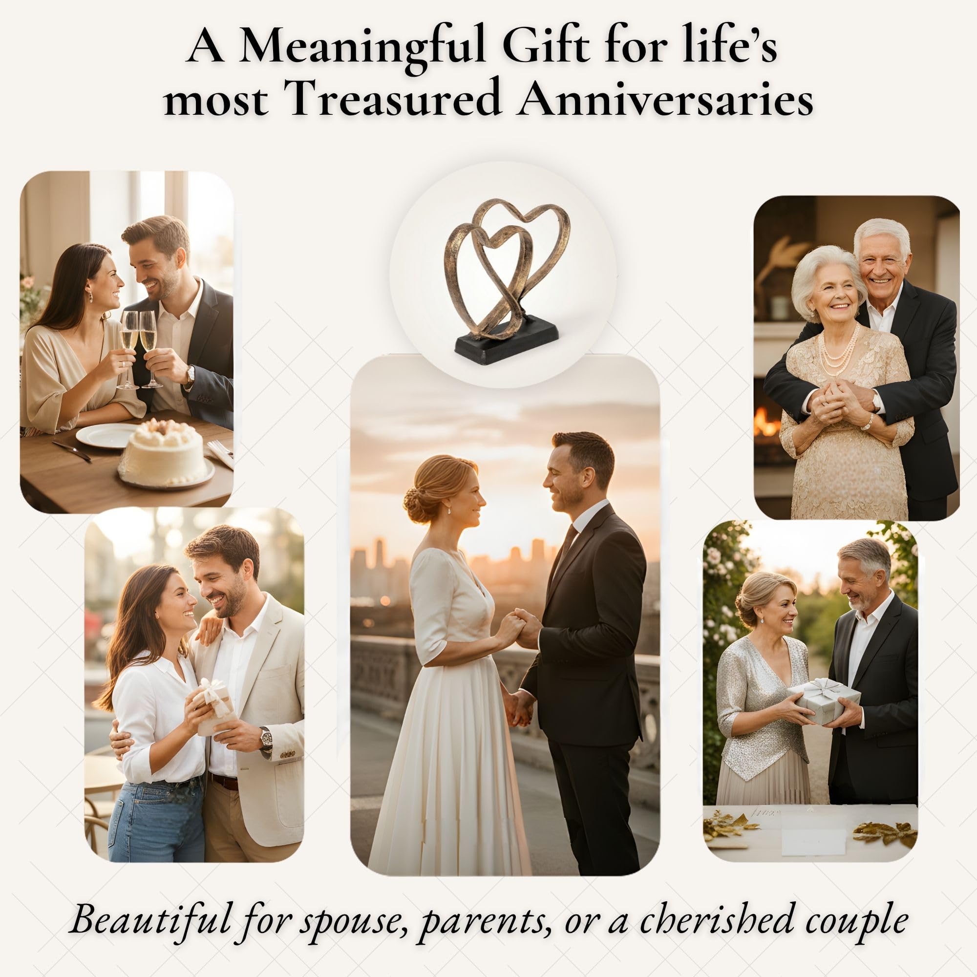 DCAPILLA iron gift for 6th anniversary elegant keepsake