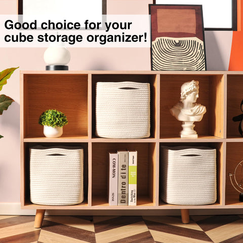 Dcerzxzci cube organizer bin for bedroom storage.