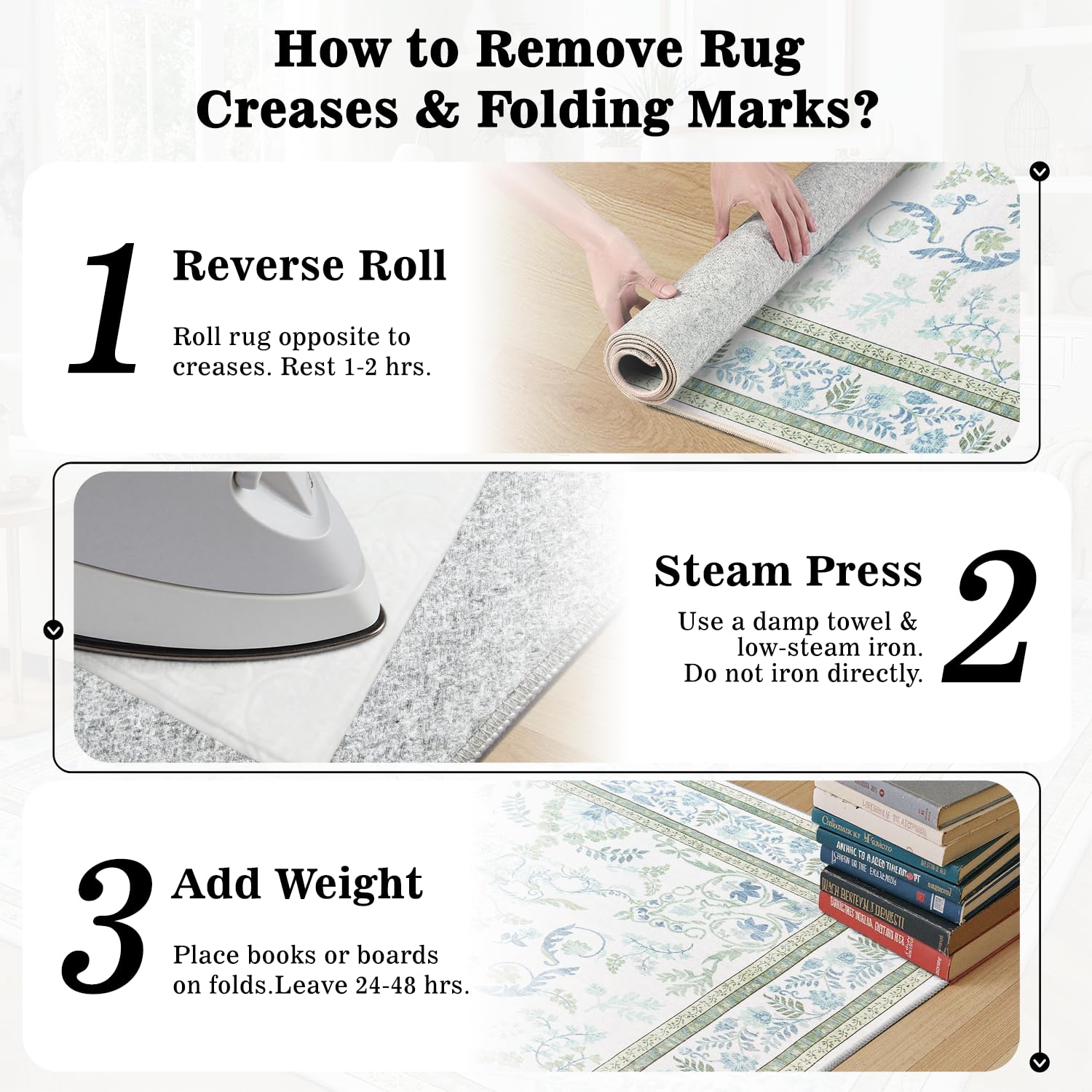 DCX Green 6x9 rug resists pet hair and dander for easy care.